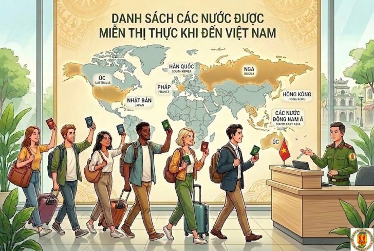 Các nước miễn visa